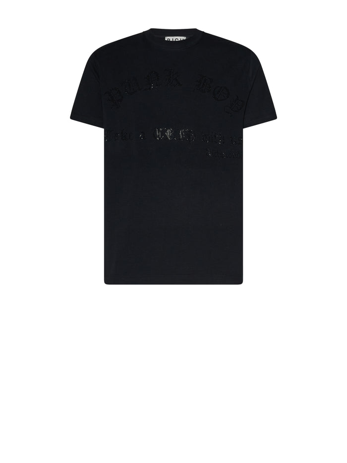 John Richmond Crystal-Embellished T-Shirt