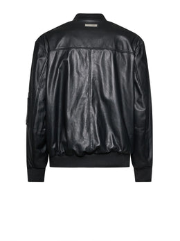 John Richmond Glossy Leather Biker Jacket