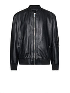 John Richmond Glossy Leather Biker Jacket