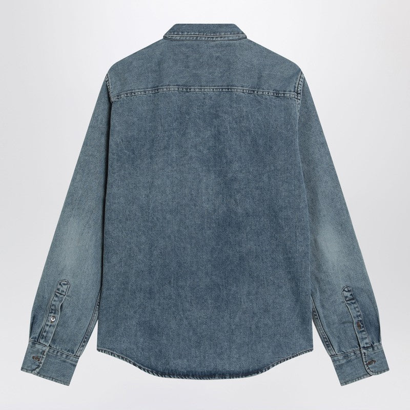 Ami Paris Ami De Coeur shirt in denim