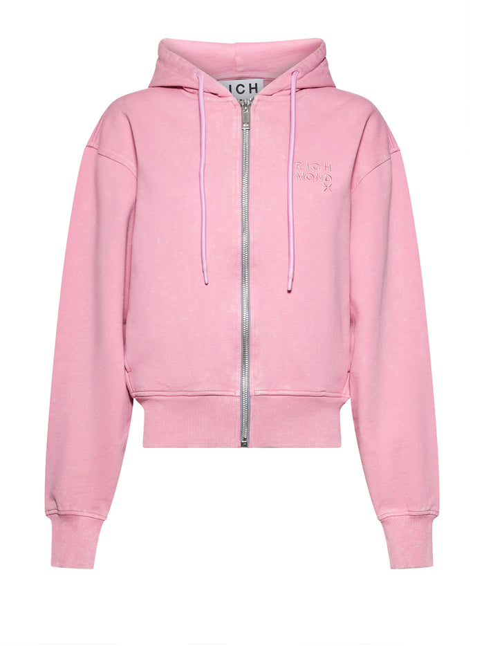 John Richmond Zip-Up Hoodie