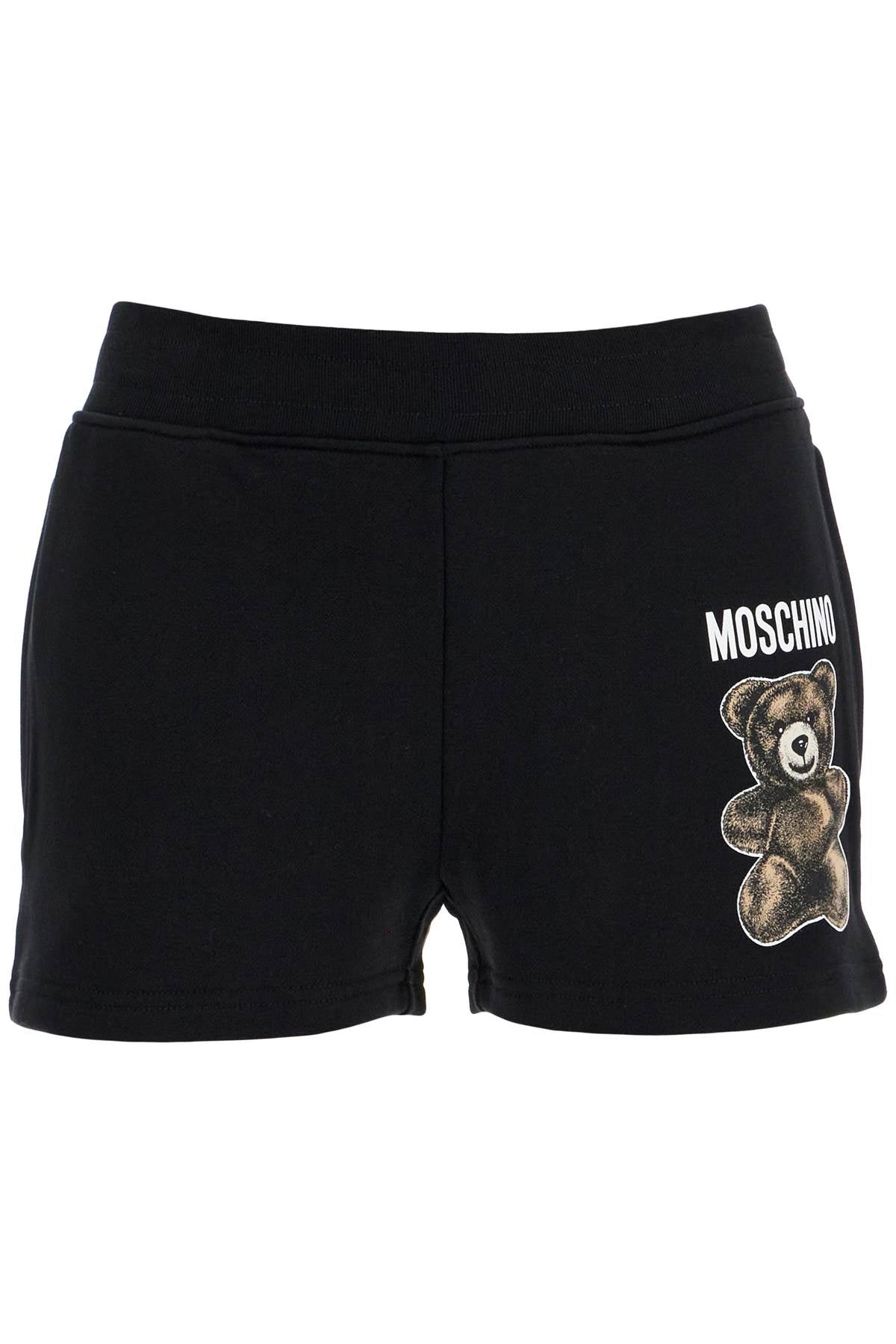 moschino teddy bear sports shorts