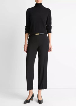 Crepe Tapered Pull-On Pant