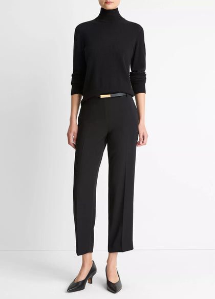 Crepe Tapered Pull-On Pant