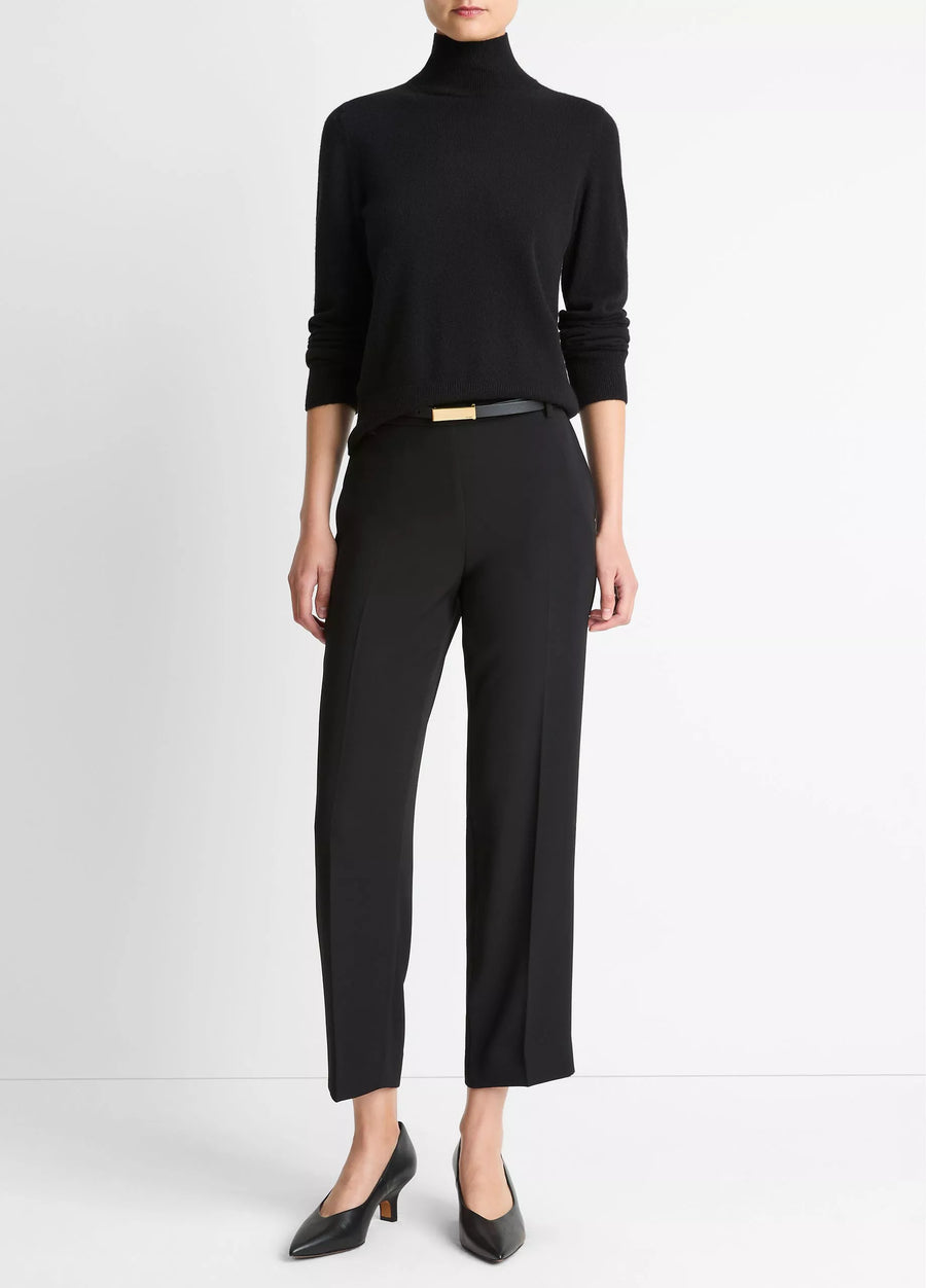 Crepe Tapered Pull-On Pant