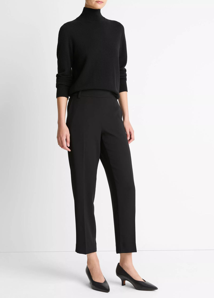 Crepe Tapered Pull-On Pant