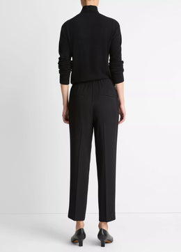 Crepe Tapered Pull-On Pant