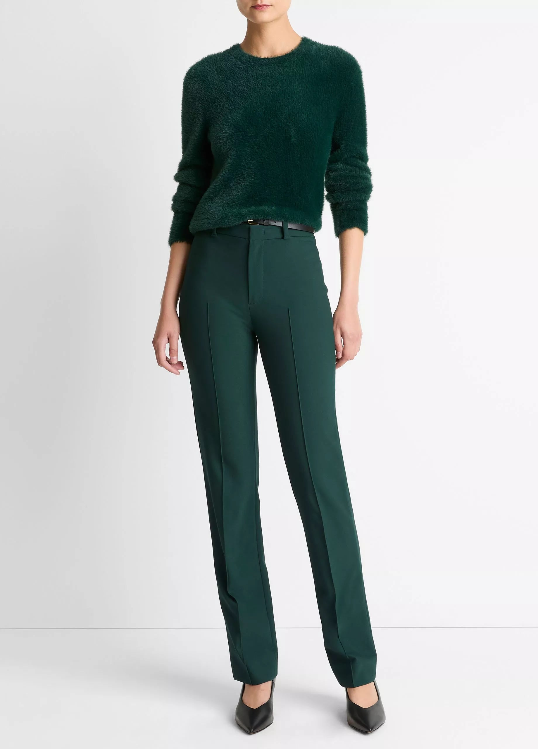 Vince Cotton-Blend Slim Cigarette Pant