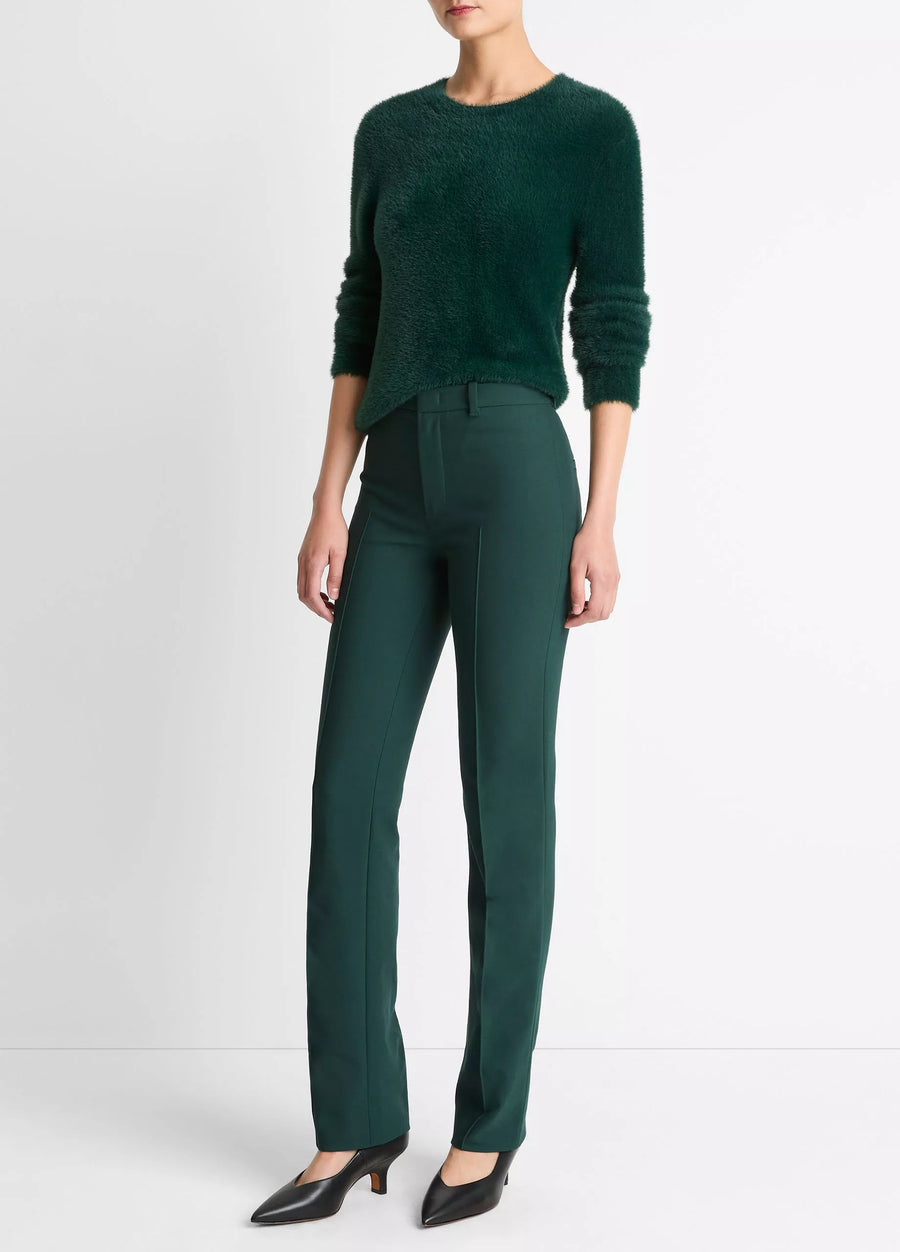 Cotton-Blend Slim Cigarette Pant