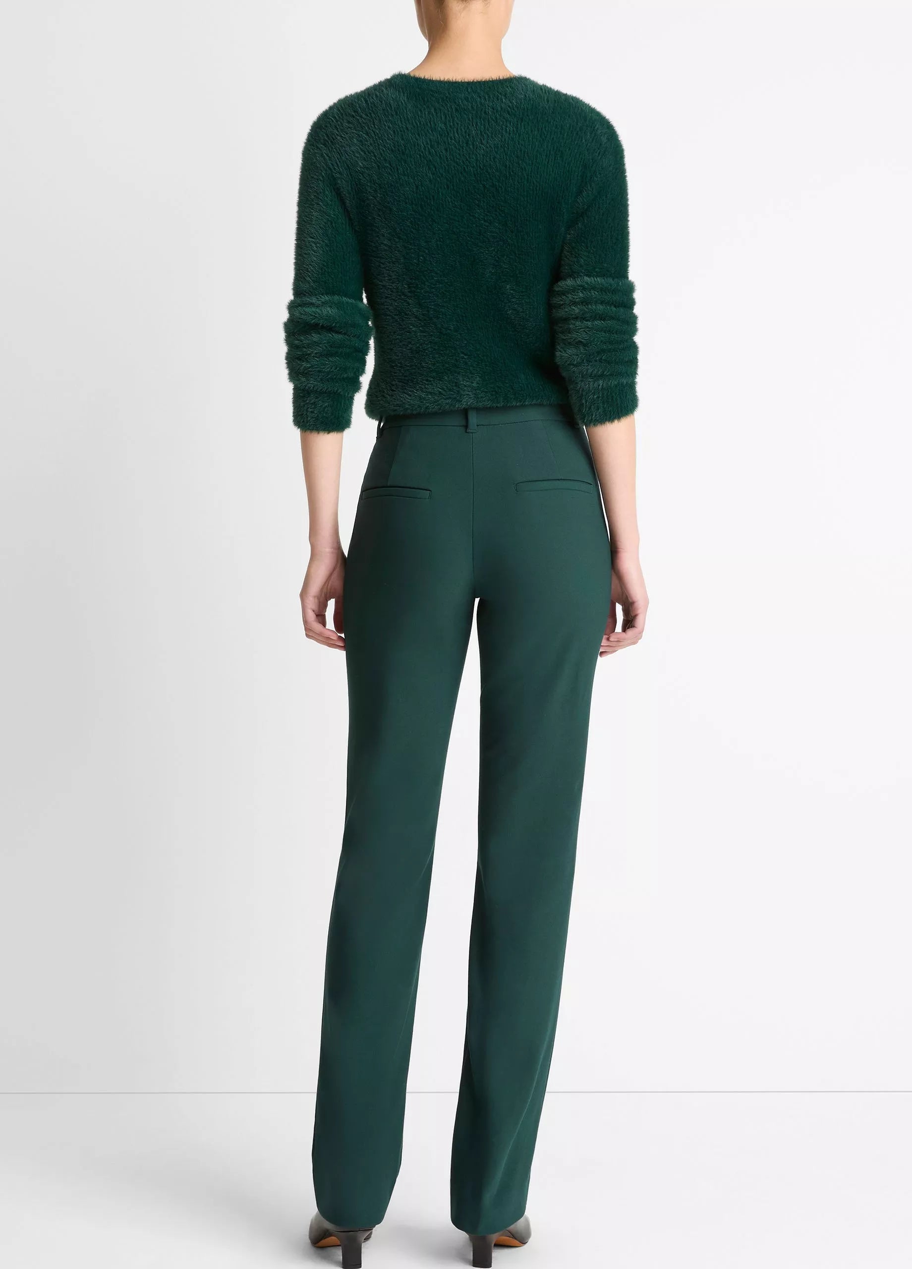 Vince Cotton-Blend Slim Cigarette Pant
