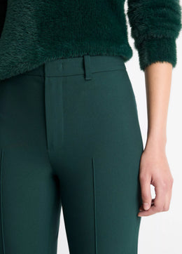 Cotton-Blend Slim Cigarette Pant