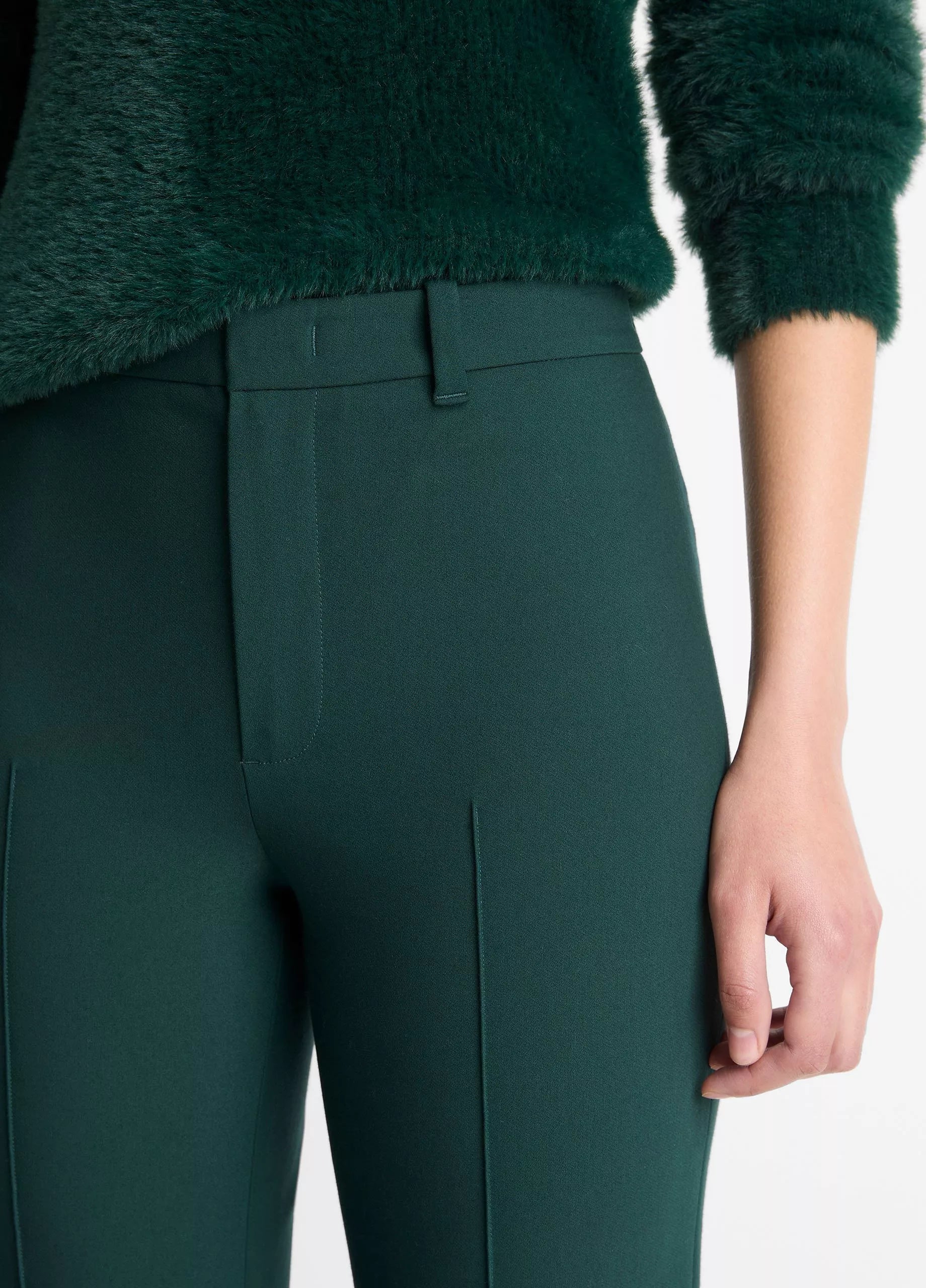 Vince Cotton-Blend Slim Cigarette Pant