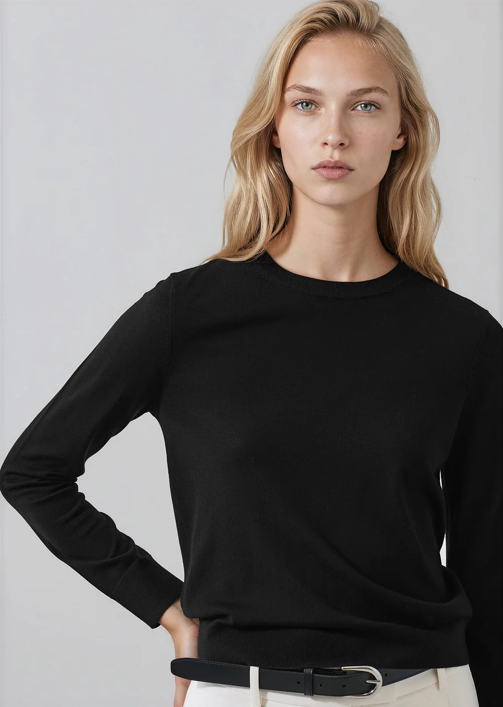 Long Sleeve Extrafine Merino Classic Crew