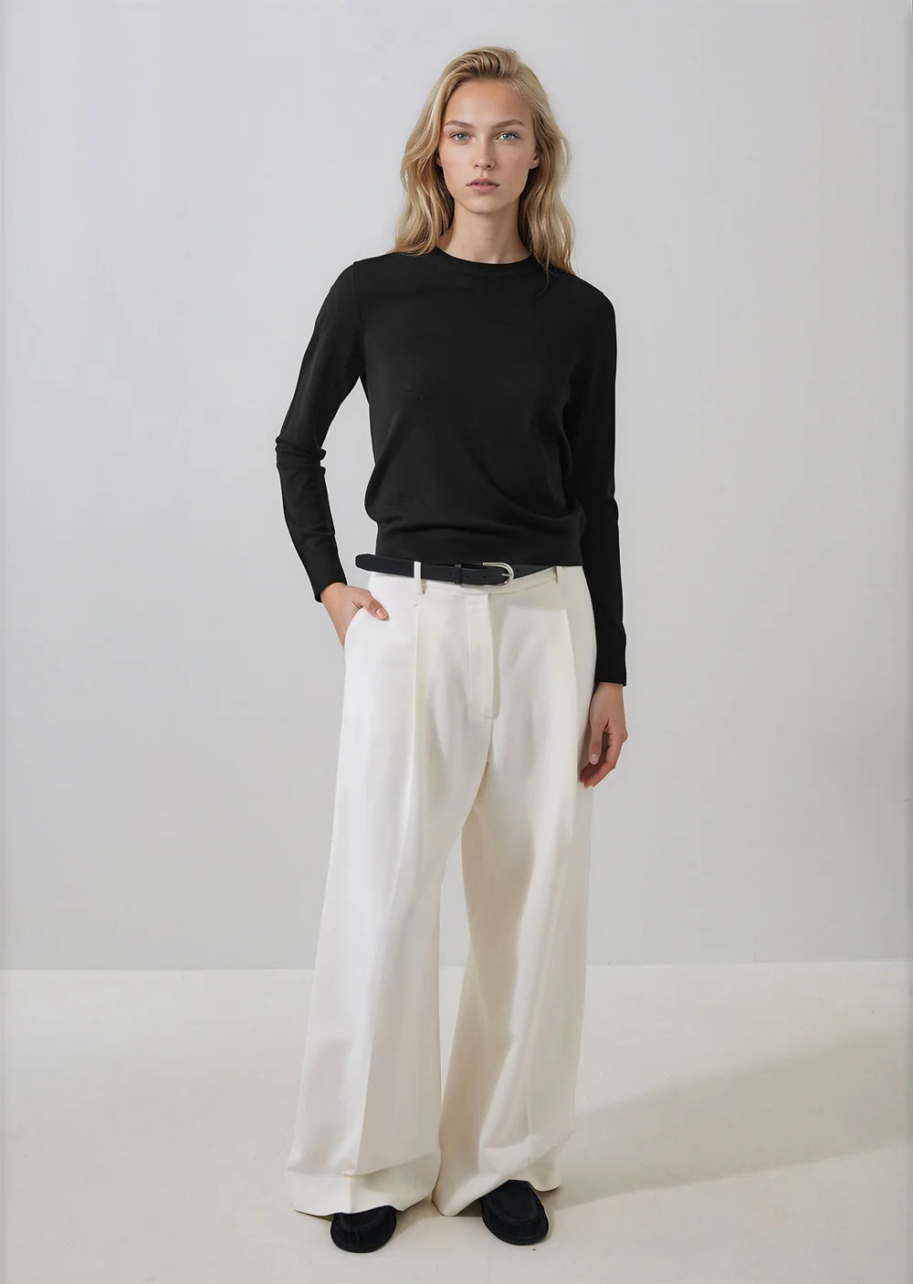 Long Sleeve Extrafine Merino Classic Crew