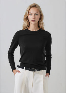 Long Sleeve Extrafine Merino Classic Crew