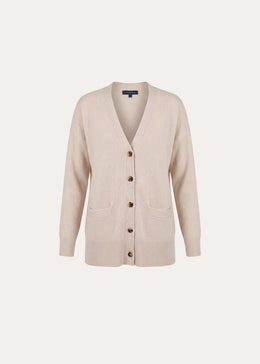 Merino Cashmere Oversized Cardigan