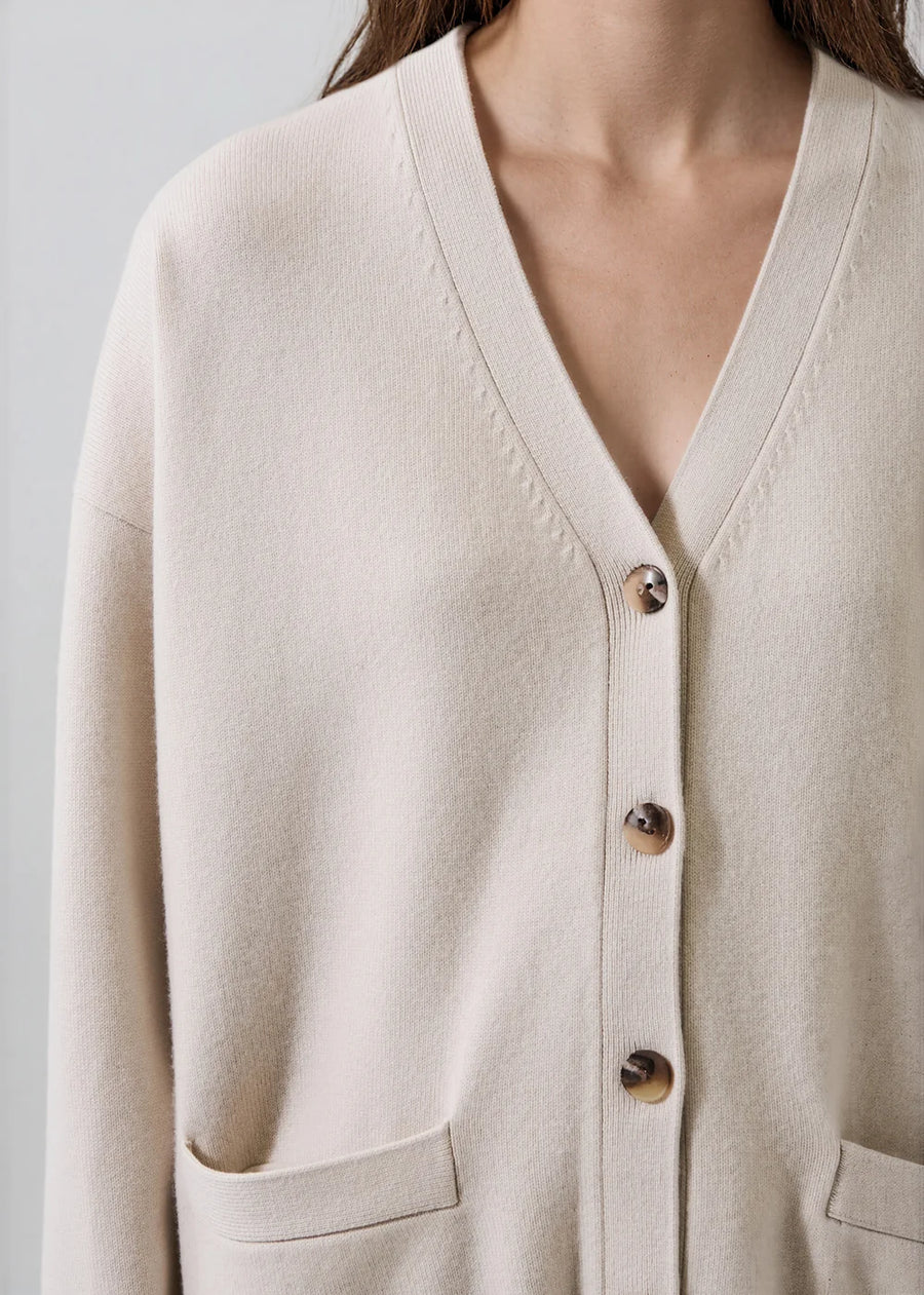 Merino Cashmere Oversized Cardigan