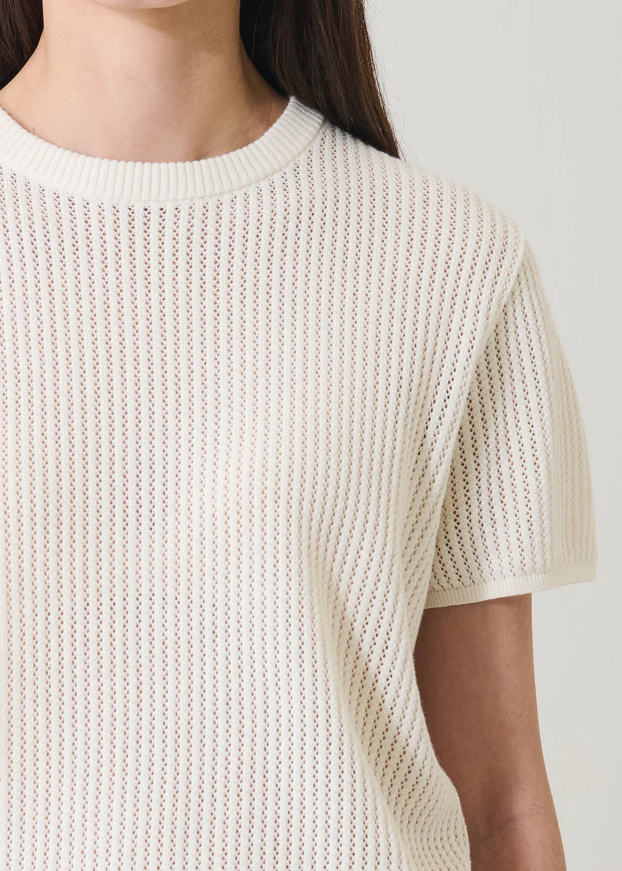 Cotton Cashmere Relaxed Knit Crew