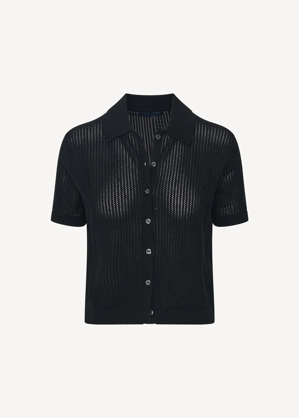 Cotton Cashmere Button-up Knit
