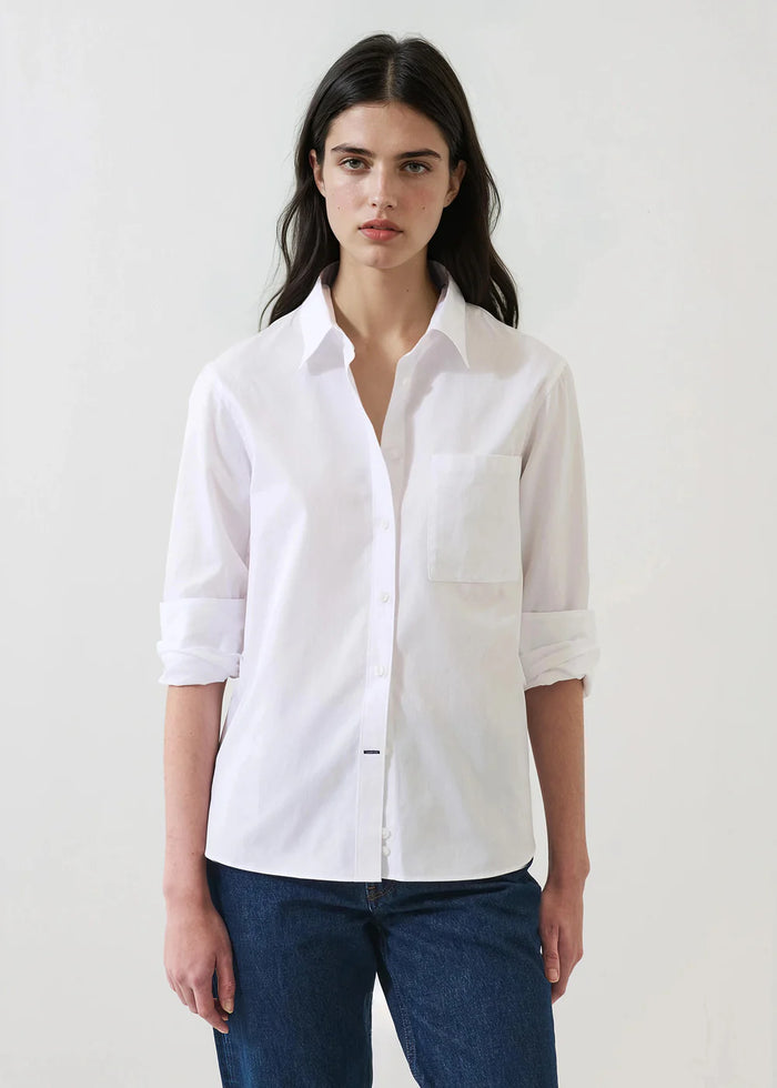 Cotton Boyfriend Pocket Shirt