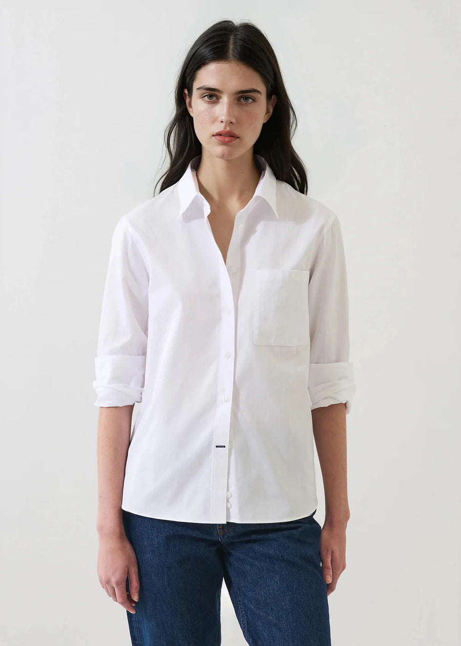Cotton Boyfriend Pocket Shirt