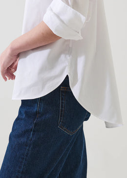 Cotton Boyfriend Pocket Shirt