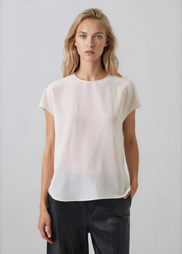 Silk Dolman Crewneck