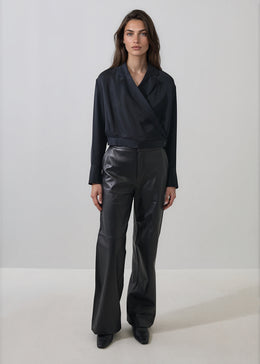 Silk Wrap Shirt