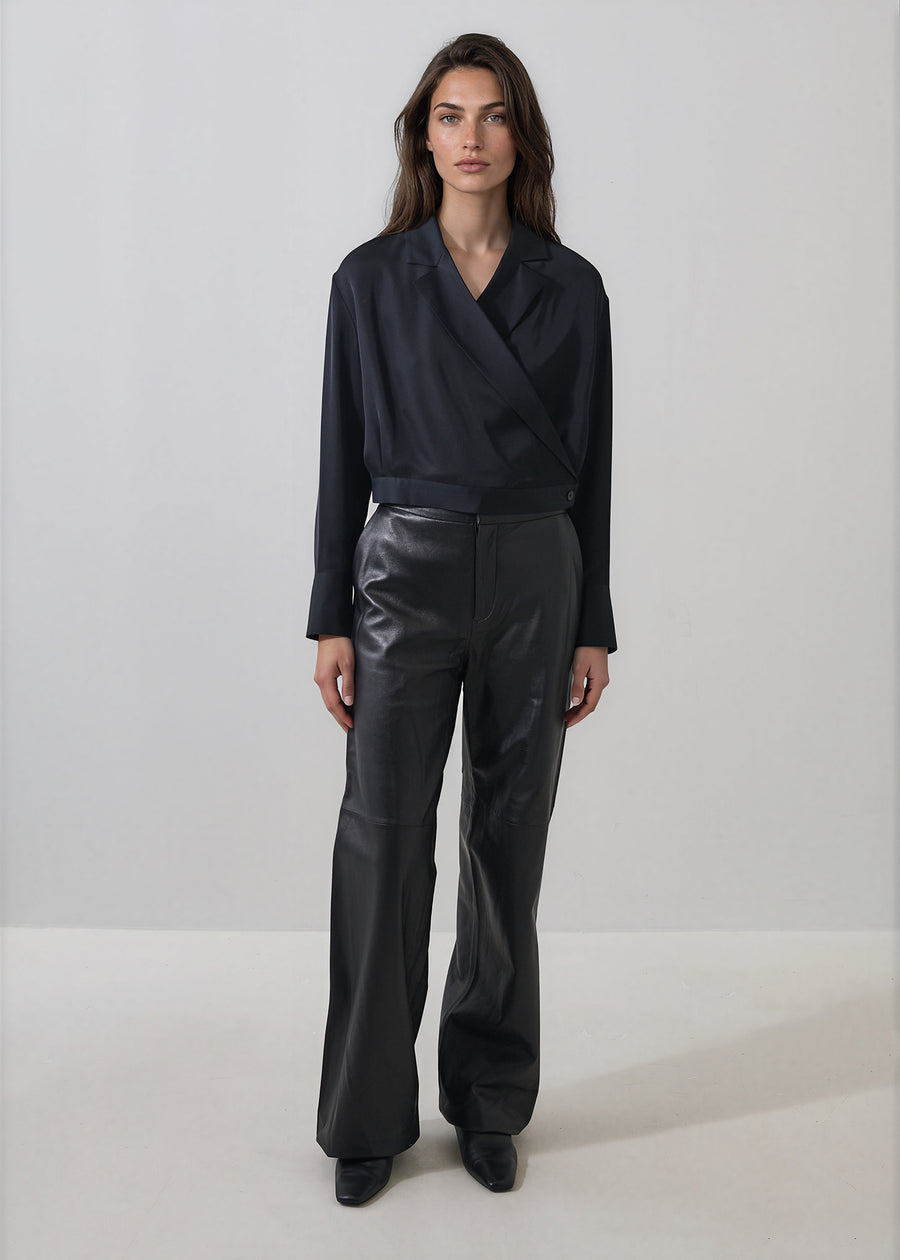 Silk Wrap Shirt