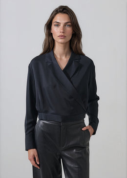 Silk Wrap Shirt