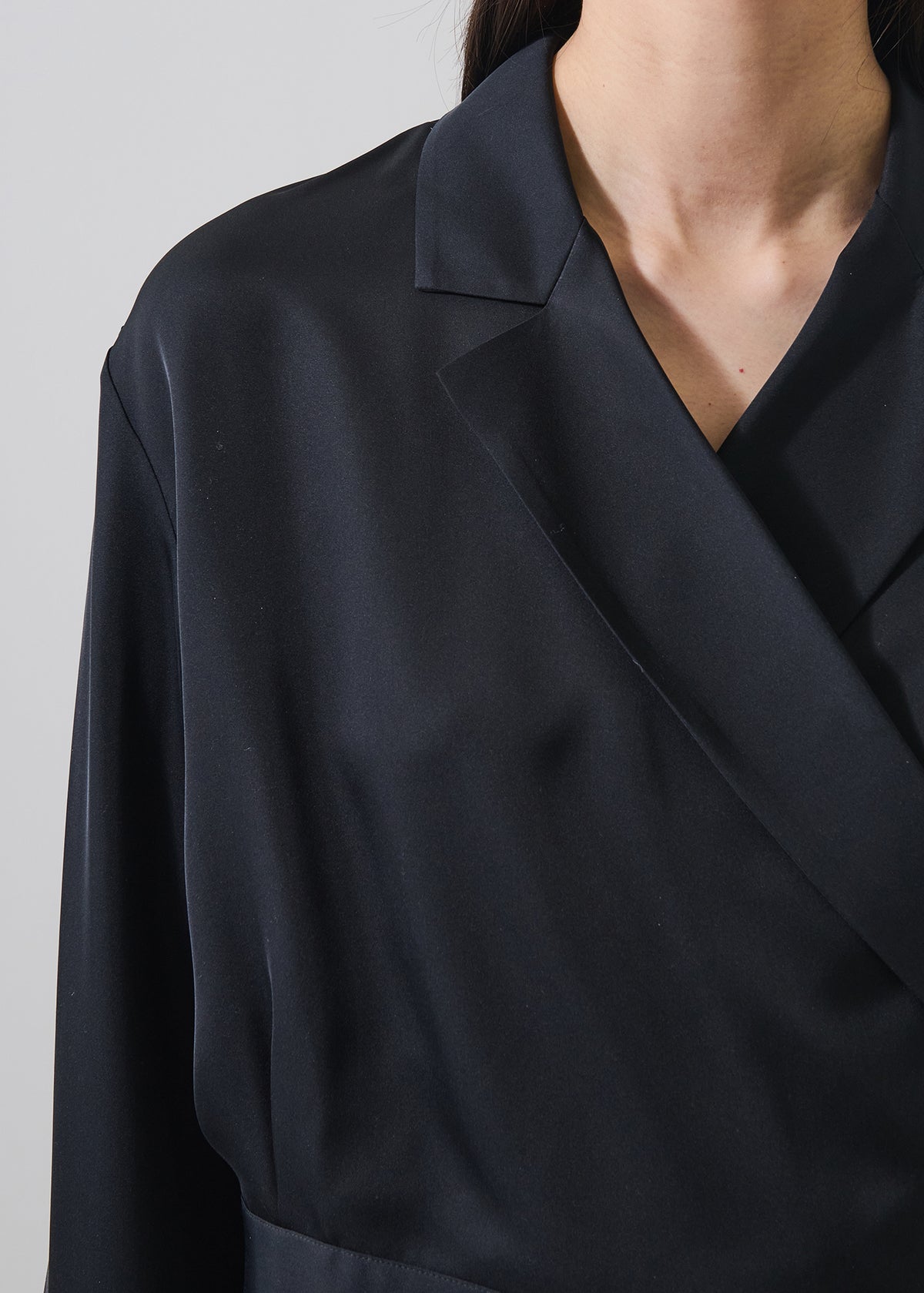 Silk Wrap Shirt