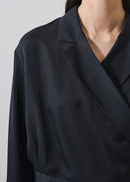 Silk Wrap Shirt
