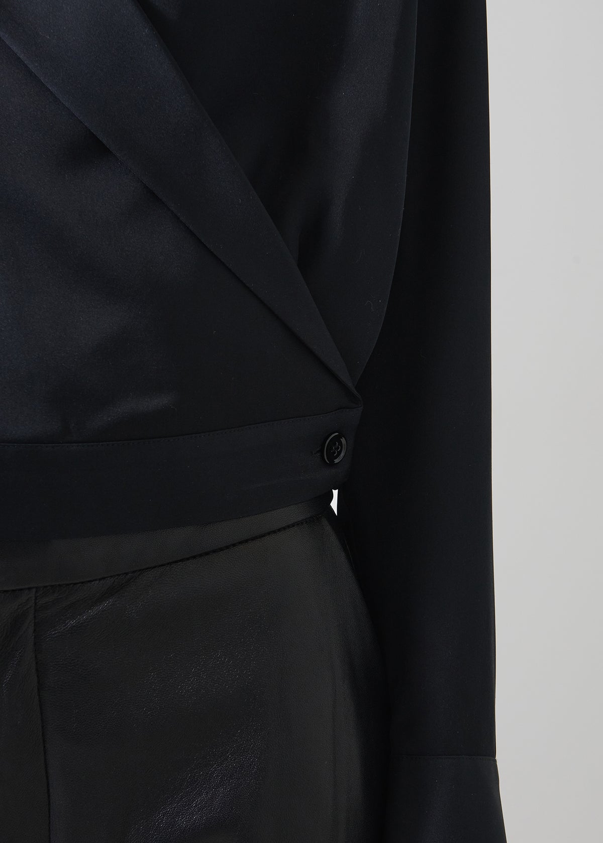 Silk Wrap Shirt