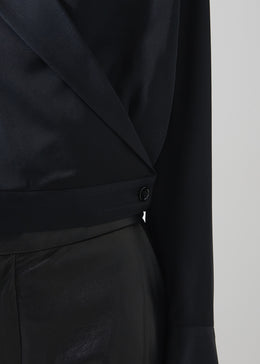 Silk Wrap Shirt