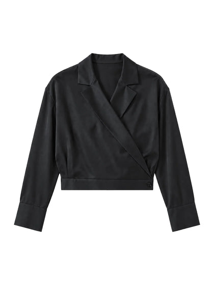 Silk Wrap Shirt