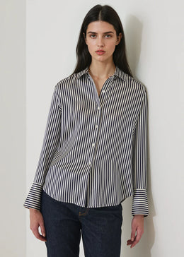 Silk Satin Relaxed Shirt