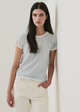 Reverse Spray Lightweight Pima Cotton Classic T-Shirt