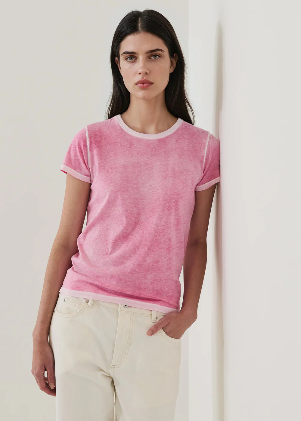Reverse Spray Lightweight Pima Cotton Classic T-Shirt