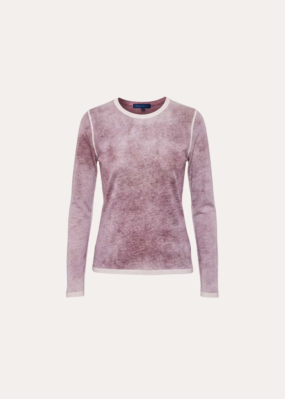 Reverse Spray Lightweight Pima Cotton Crewneck T-Shirt