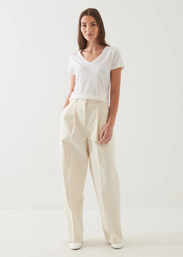 Patrick Assaraf Pima Cotton Classic Fit V-Neck