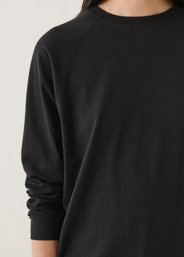 Pima Cotton Stretch Oversized Sweatshirt