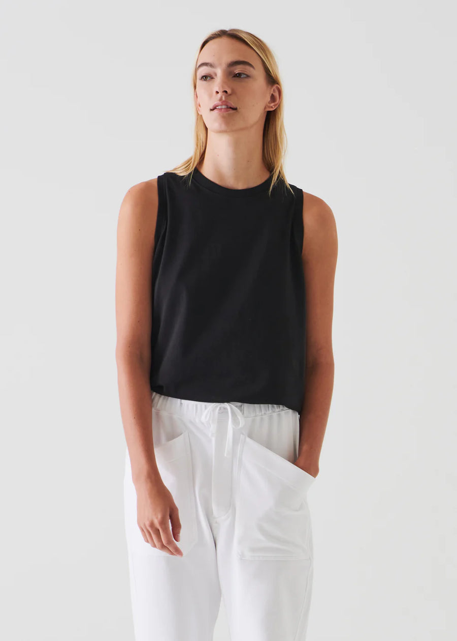 Pima Cotton Stretch Boyfriend Tank
