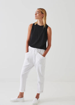 Pima Cotton Stretch Boyfriend Tank