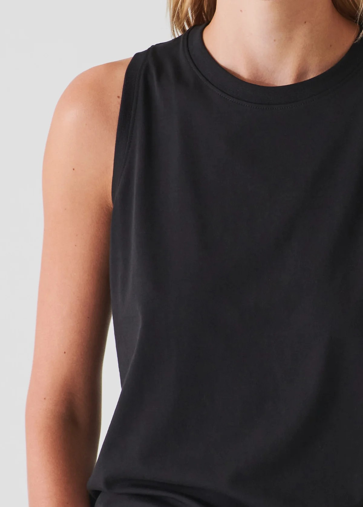 Pima Cotton Stretch Boyfriend Tank