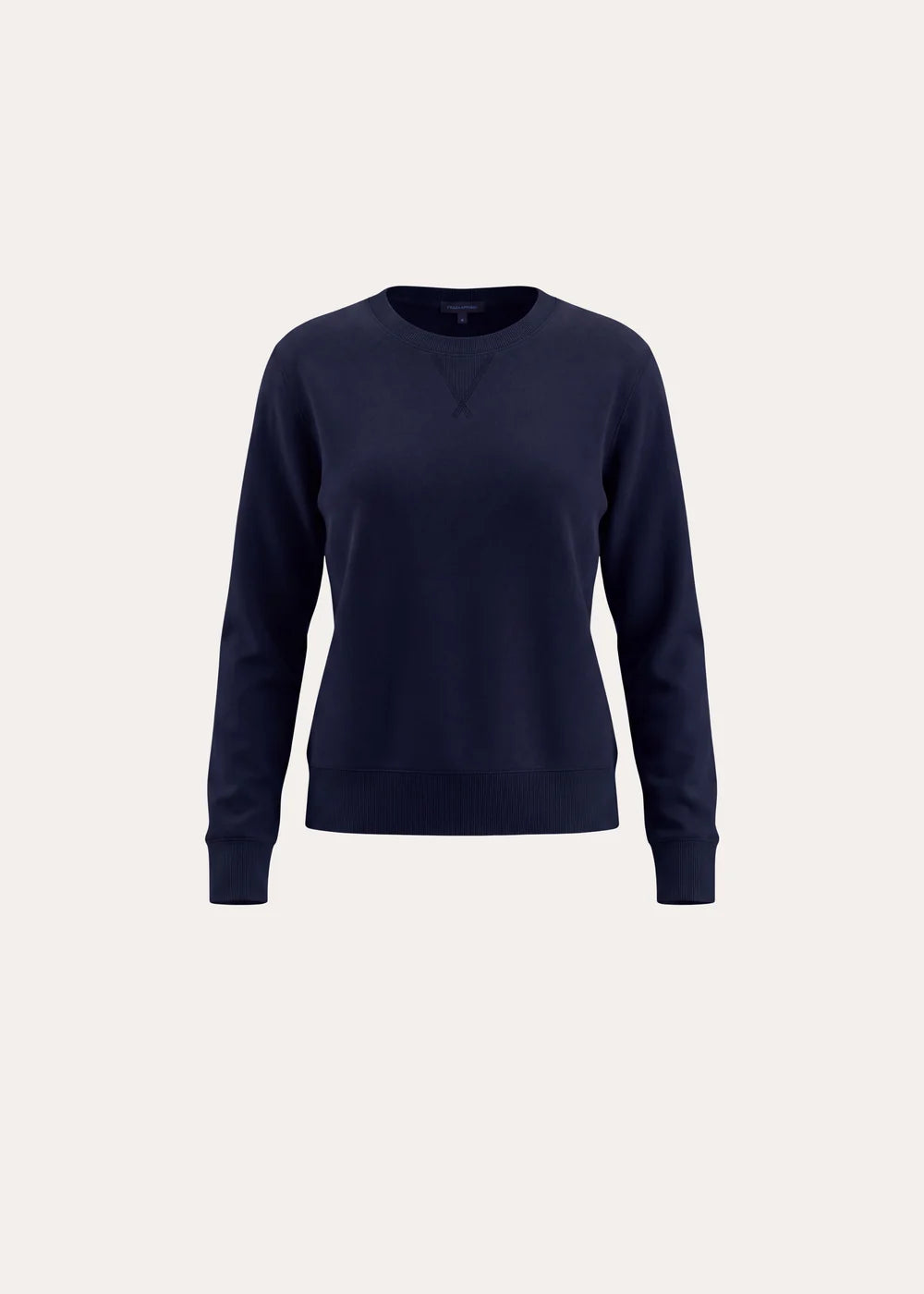 Brushed Pima Cotton Cropped Sweatshirt
