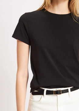Patrick Assaraf Pima Cotton Stretch Slim T-Shirt