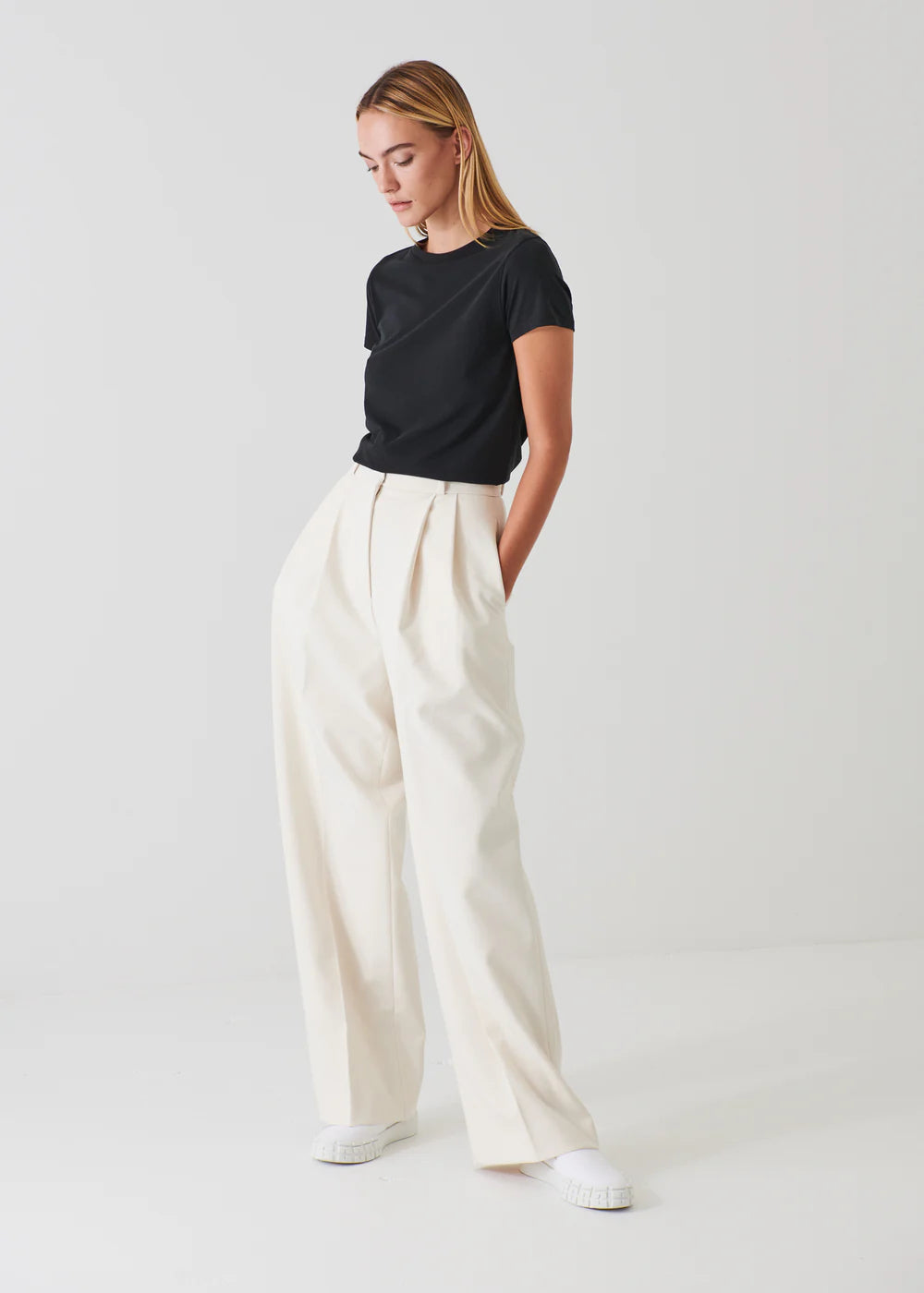 Patrick Assaraf Pima Cotton Stretch Slim T-Shirt