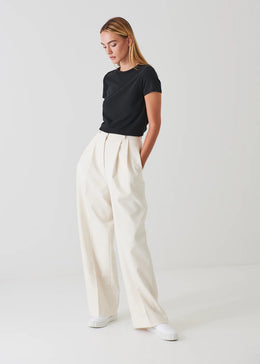 Patrick Assaraf Pima Cotton Stretch Slim T-Shirt