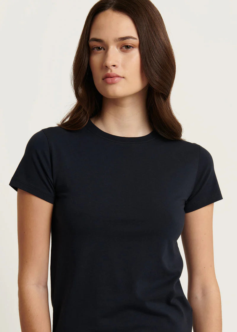 Patrick Assaraf Pima Cotton Stretch Slim T-Shirt