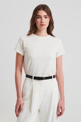 Patrick Assaraf Pima Cotton Stretch Slim T-Shirt